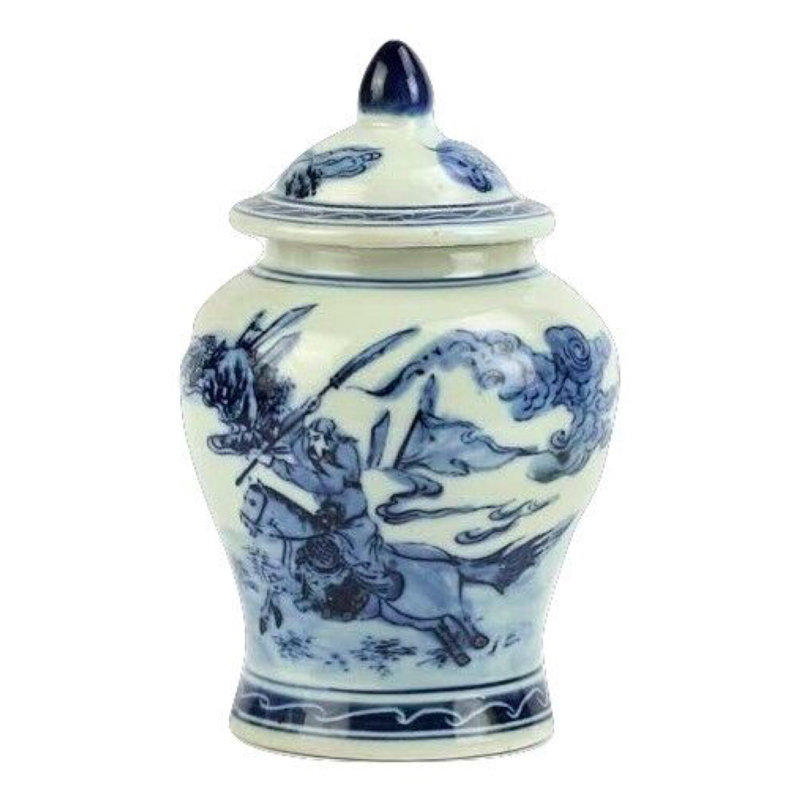 Handmade Porcelain China Ginger Jar