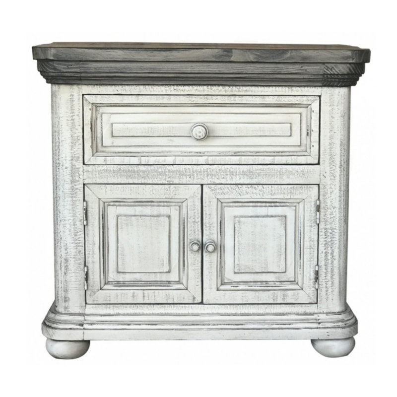 Table de chevet 2 tiroirs Bernardin