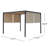 Oneil 10 Ft. W x 10 Ft. D Steel Patio Gazebo-33427792