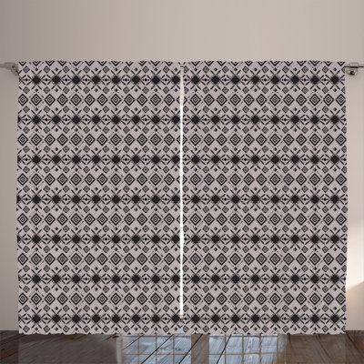 Semi Sheer Curtain Pair