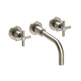East Linear Wall Mount Bathroom Faucet