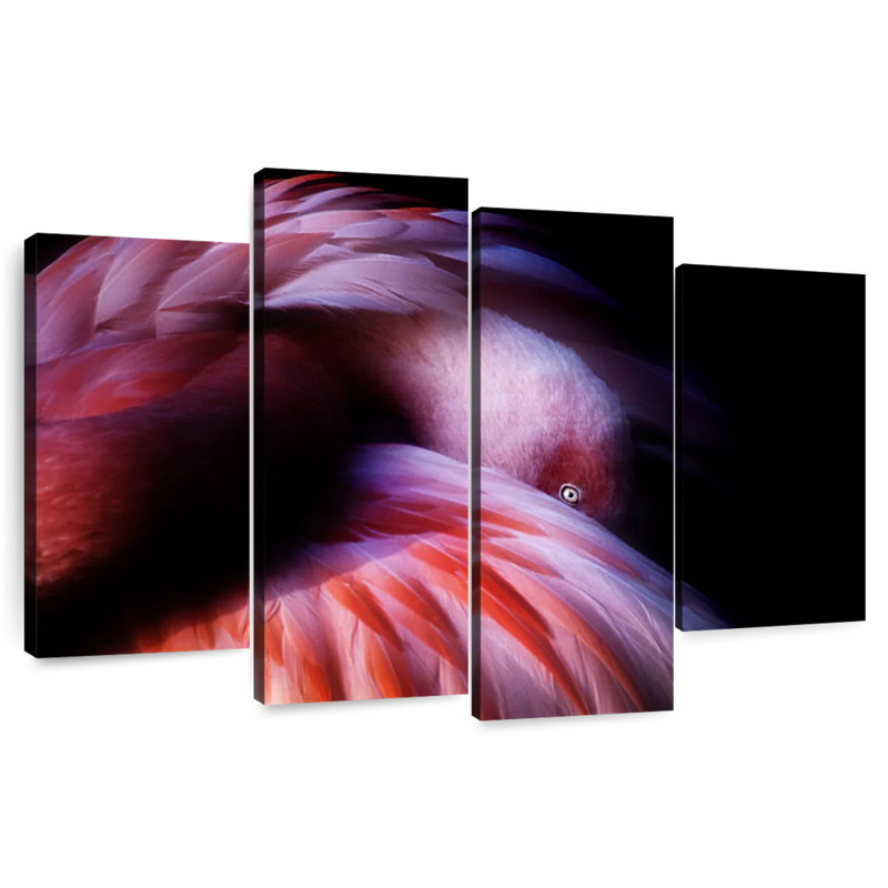 Brampt Gradient Flamingo, 27" H x 43" W