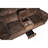 Manual Motion Loveseat Recliner Fur-Like Corduroy In Chocolate