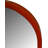 Osman Glossy Intense Rust Wall Mirror-191064836