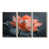 Toile naturelle avec cadre flottant