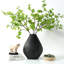 Approx.16" Earthy Gray Pottery Vase Cone-Shaped