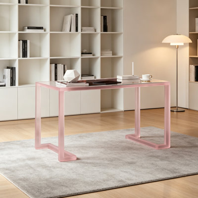 Modern Fresh Design Tempered Glass Acrylic Desk