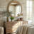 Solid Wood Round Decorative Wall Mirror-336464706-339654066