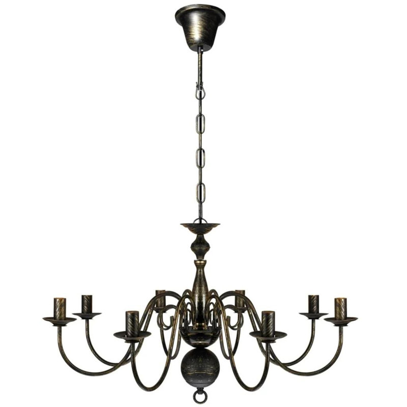 Dyar Chandelier, Satin Black