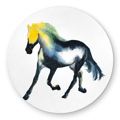 Galloping Horse Outdoor Area Rug | Children Art Home Decor