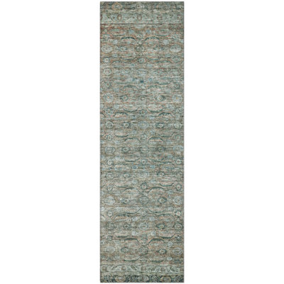 Premium Machine Washable Lubbers AMF1762 Border Rug