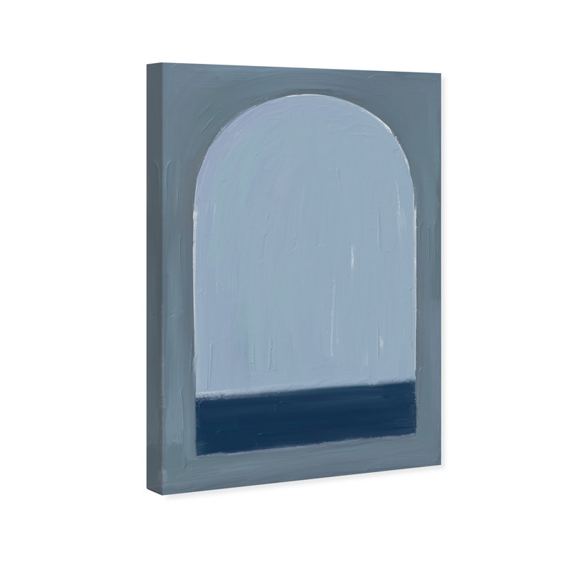 Minimal Ocean Window Print by Oliver Gal, 10"H x 15"W, Gallery Wrapped