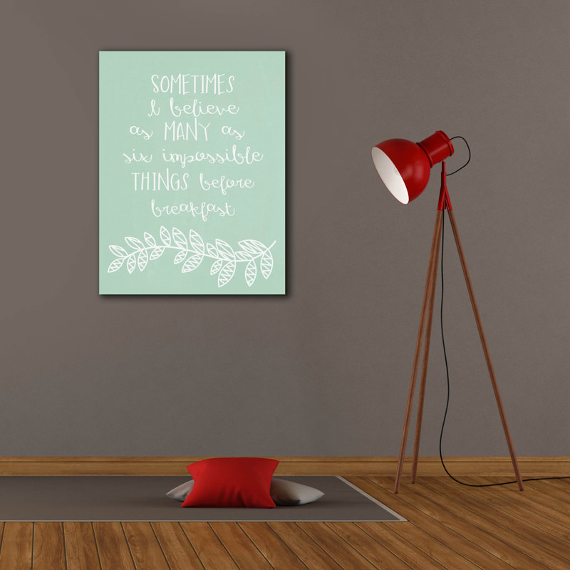  «Impossible» par Erin Clark, art mural sur toile, 40 po x 54 po, H 34 po x l 26 po x P 1,5 po