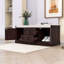 Banc de rangement avec 2 tiroirs, 2 armoires et coussin amovible pour le vestibule-35292925