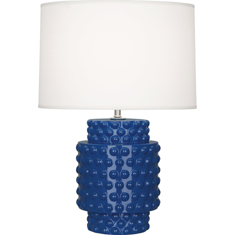 Small Dolly Accent Lamp, 21.5" H x 15" W x 15" D, Cobalt