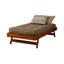 Lit escamotable en bois massif avec matelas Alhamdi-72767744
