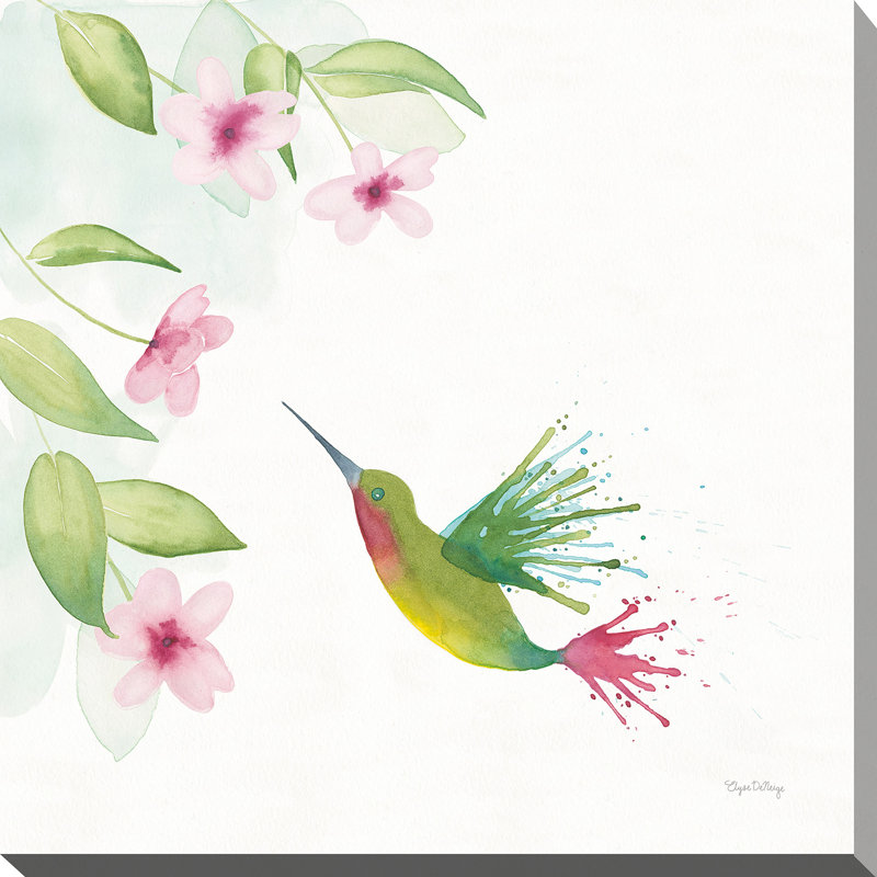 " Flit II ", 28" H x 28" W x 1.5" D, Wrapped Canvas