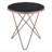 Black Glass Top Round Table