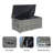 155 Gallon Water Resistant Wicker Deck Box