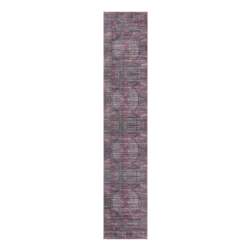Hazelip Chenille Indoor Rug, Runner 2'7" x 13'