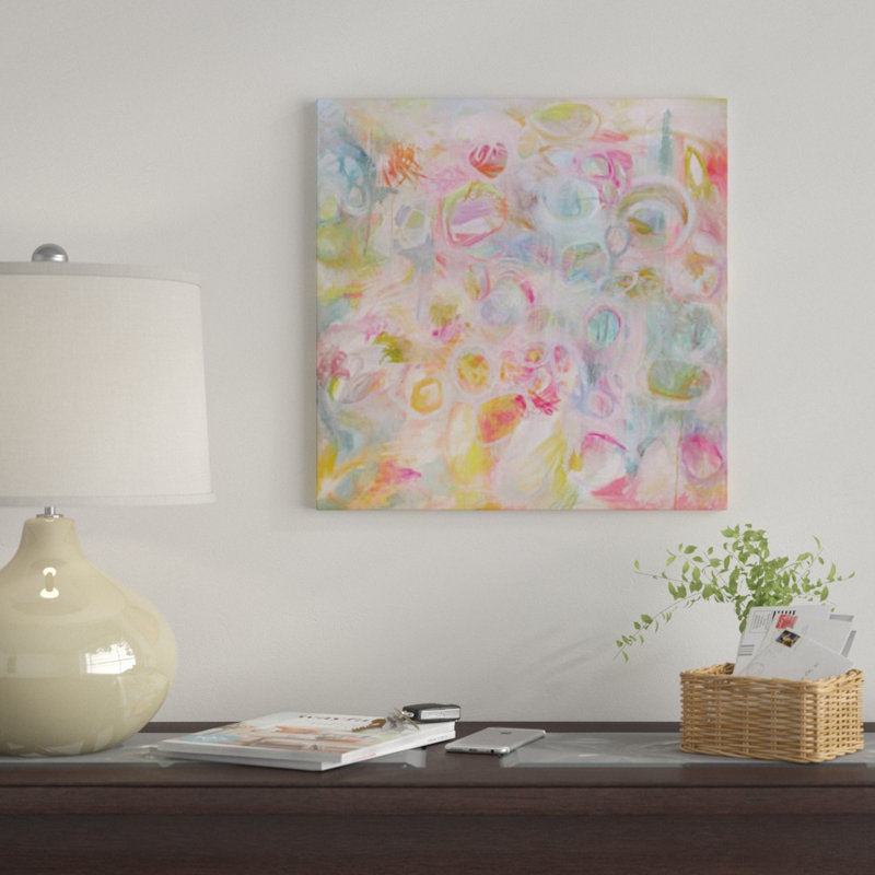 «Pull The Thread» par Stephanie Corfee, impression sur toile, H 18 po x l 18 po x P 1,5 po, Toile encadrée noire