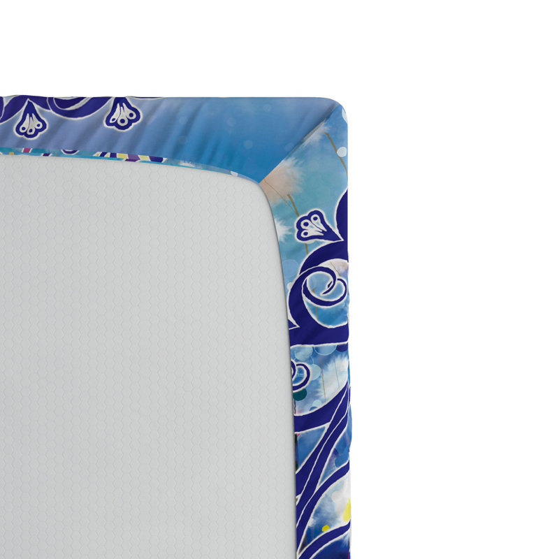 Microfiber Paisley Fitted Sheet, Full Fitted Sheet