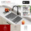 Dual Mount 25 inch Stainless Steel 60/40 Double Bowl Kitchen Sink