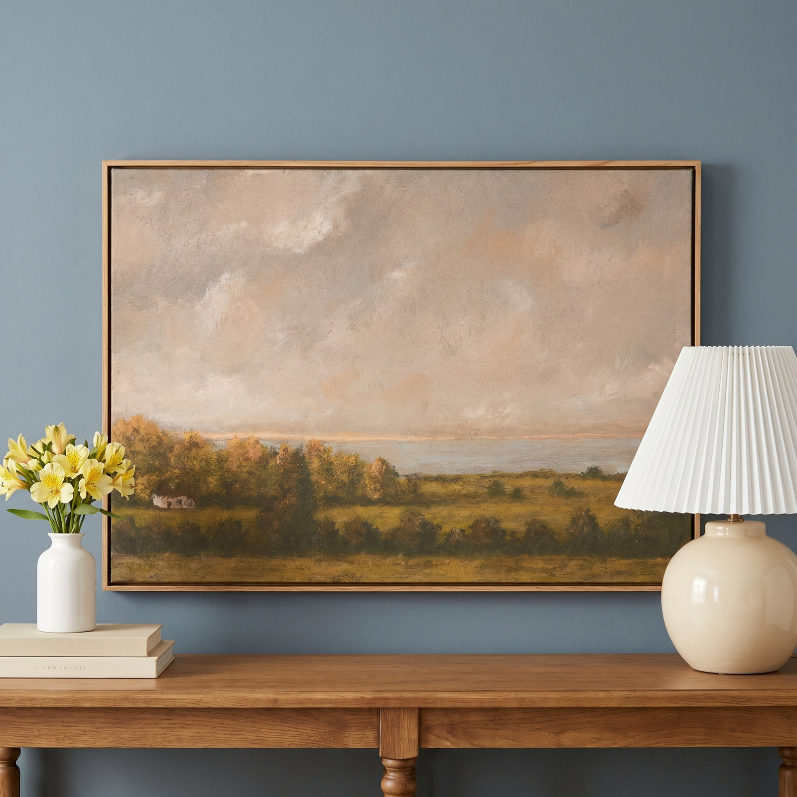 Country Lake House by Lori Marie, 30'' H x 40'' W