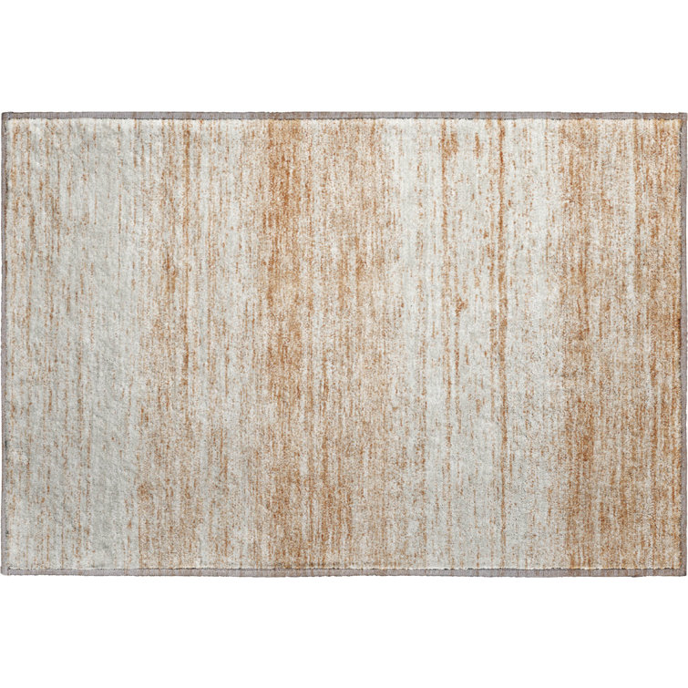 Premium Machine Washable Prisco Copper Rug