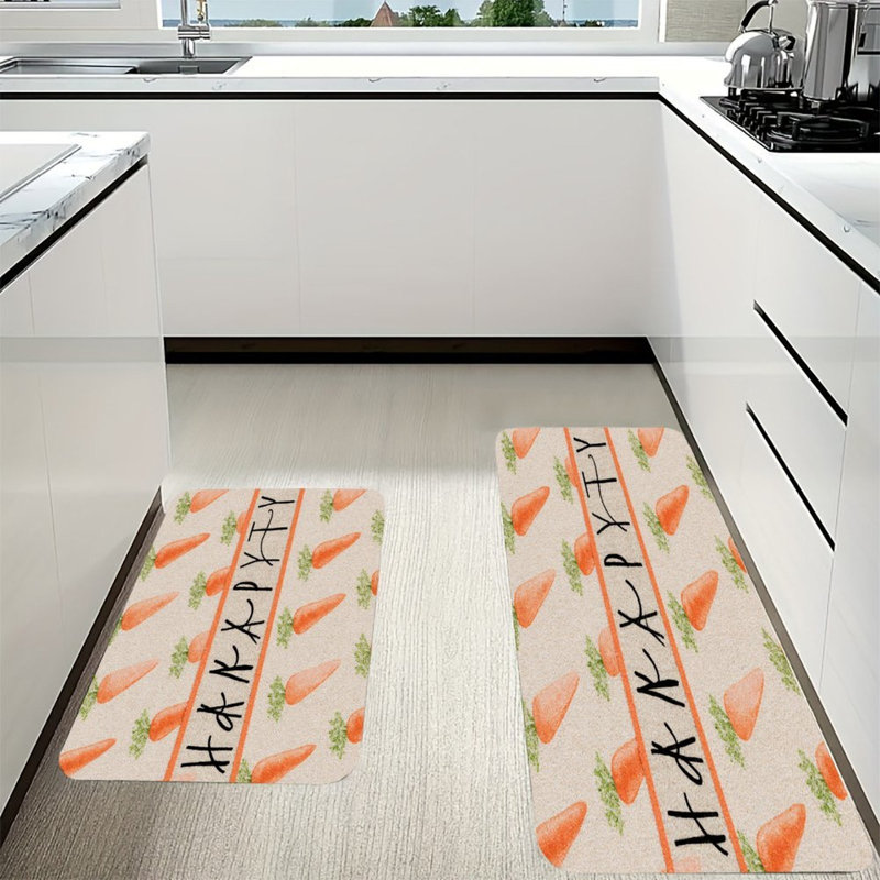 Tapis de cuisine 2 pièces Happy