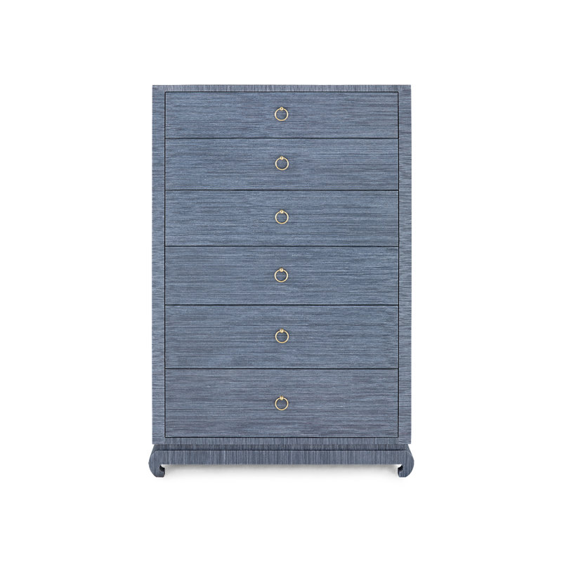 Ming 6 - Drawer Dresser, Navy Blue