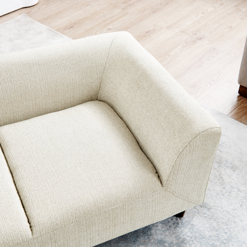 Pet Sofa With Backrest And Armrests, Beige