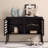 Modern Black Solid Wood Sideboard