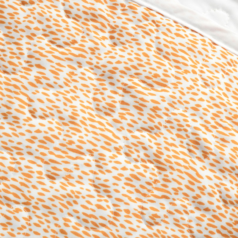 Jeté Rowley Birds, Double / double, Jaune / gris