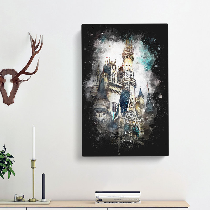 Magic Kingdom In Orlando Florida - Wrapped Canvas Painting, 76cm H x 50cm W x 3cm D