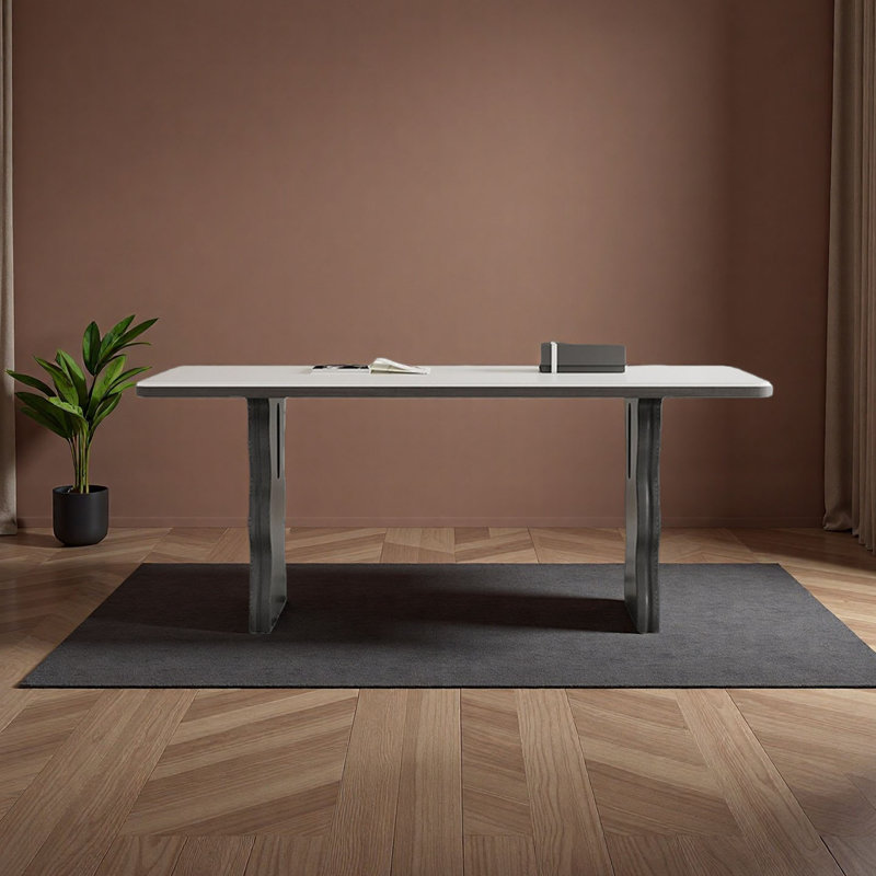 Table de salle à manger rectangulaire French Rock, H 29,5 po x L 55,1 po x l 31,5 po