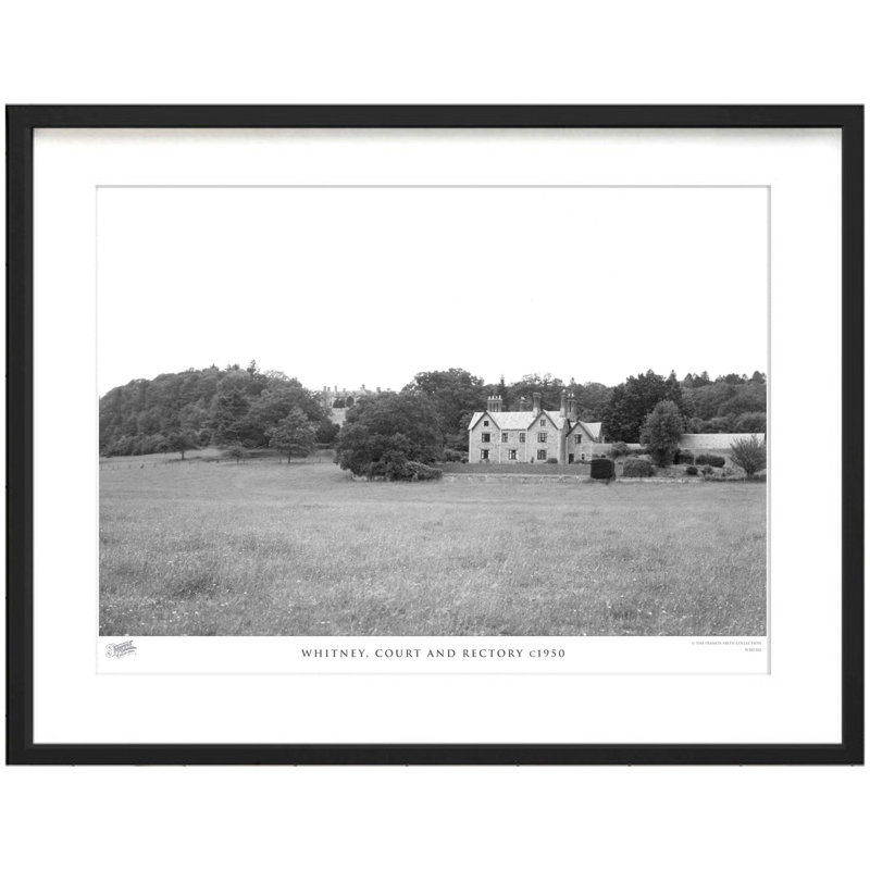Whitney, Court And Rectory C1950 by Francis Frith - Single Picture Frame Print, 28cm H x 36cm W x 2.3cm D