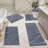 5 Piece Soft Absorbent Microfiber Bath Rug Set with Non-Slip Backing-1935903424