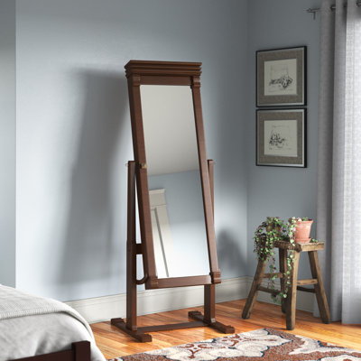 Armoire pour bijoux avec miroir autoportante