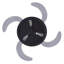 Ventilateur de plafond à pales rétractables 48 po avec lumière et télécommande Corbelle-320471023