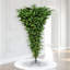Upside Down Artificial Christmas Tree with LED Warm White Lights with Stand-1901649178-1933243419