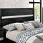 Meuble de chambre à coucher contemporain contemporain avec tête de lit grand lit 1 pièce et tiroirs