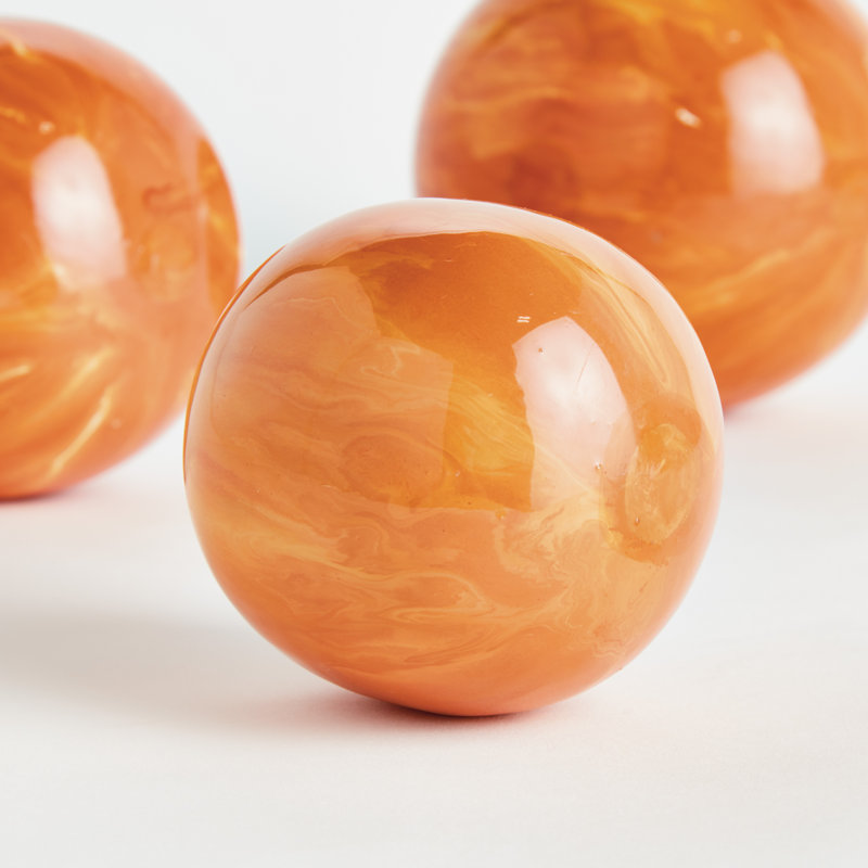 ALANI ORB SMALL, H 4 po x l 4 po x P 4 po, Orange