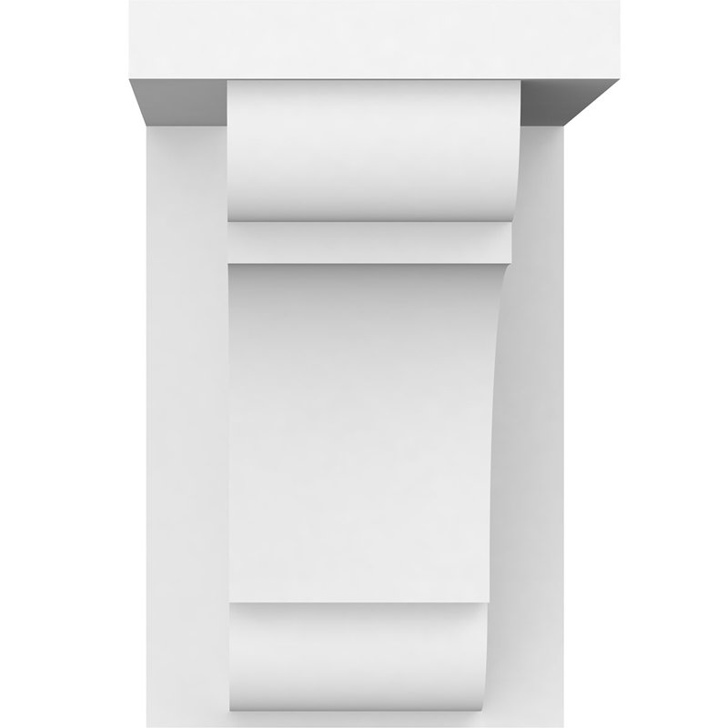 Support standard en PVC de qualité architecturale Bryant, H 8 po x l 5 po x p 8 po