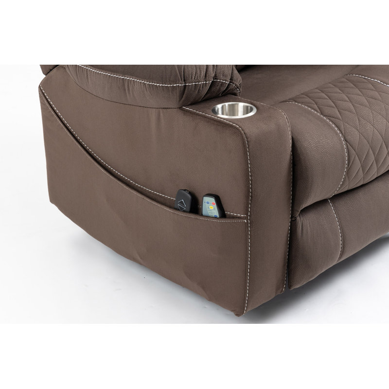 Power Lift Assist Recliner Chair, Brown
