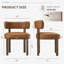 Chaise d'appoint rembourrée en similicuir-1180186959