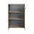 Modern Bookshelf in Light Walnut, 28.3 x 42.9 x 13.4 inches | 100% Melamine Coated Particle Board, Thickness: 0.6 inches | Stylish & Functional Storage Solution for Home or Office, Durable & Elegant Design-2122355833