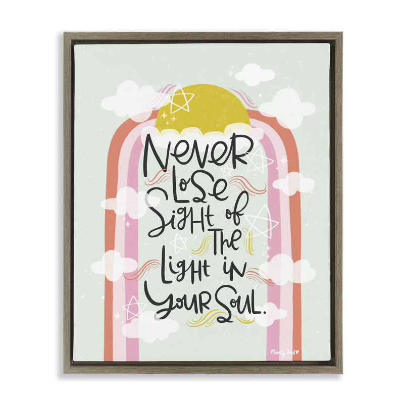 Cadre flottant «Light In Your Soul», design par Mandy Ford Art + Illustration, H 21 po x l 17 po