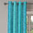 East Urban Home Abstract Grommet Curtain Decorative 2-Panel Window Drapes, 50" Aqua Blue Turquoise-106354333