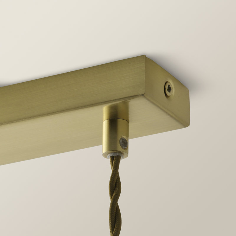 Albeiro 3 - Light Pendant, Brushed Gold, Black
